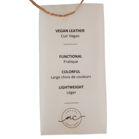 Ampere Creations Lorie Crossbody Navy Blue Vegan Leather Handbag w/ Dust Bag NWT - Picture 15 of 15